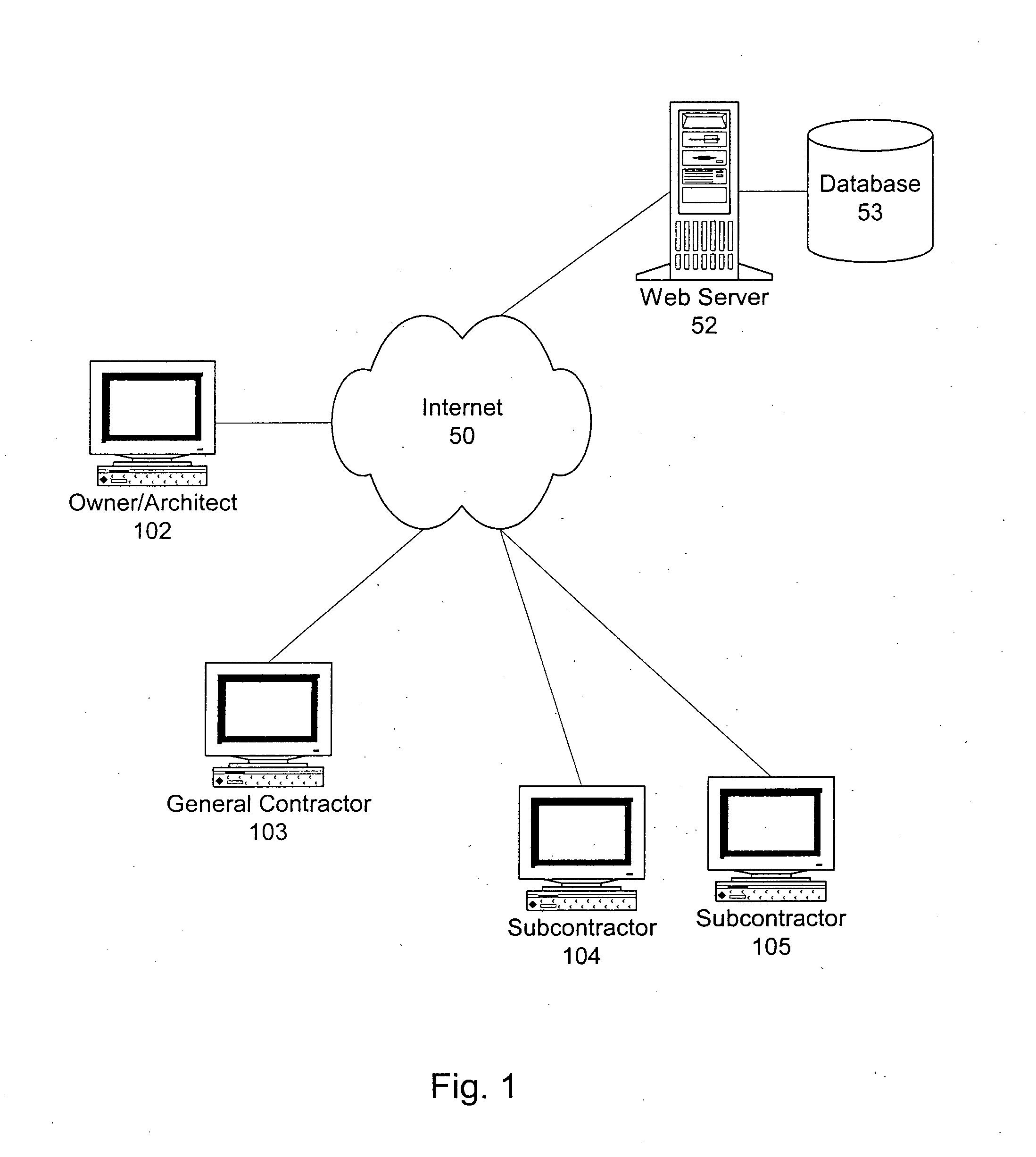 Administering a contract over a data network