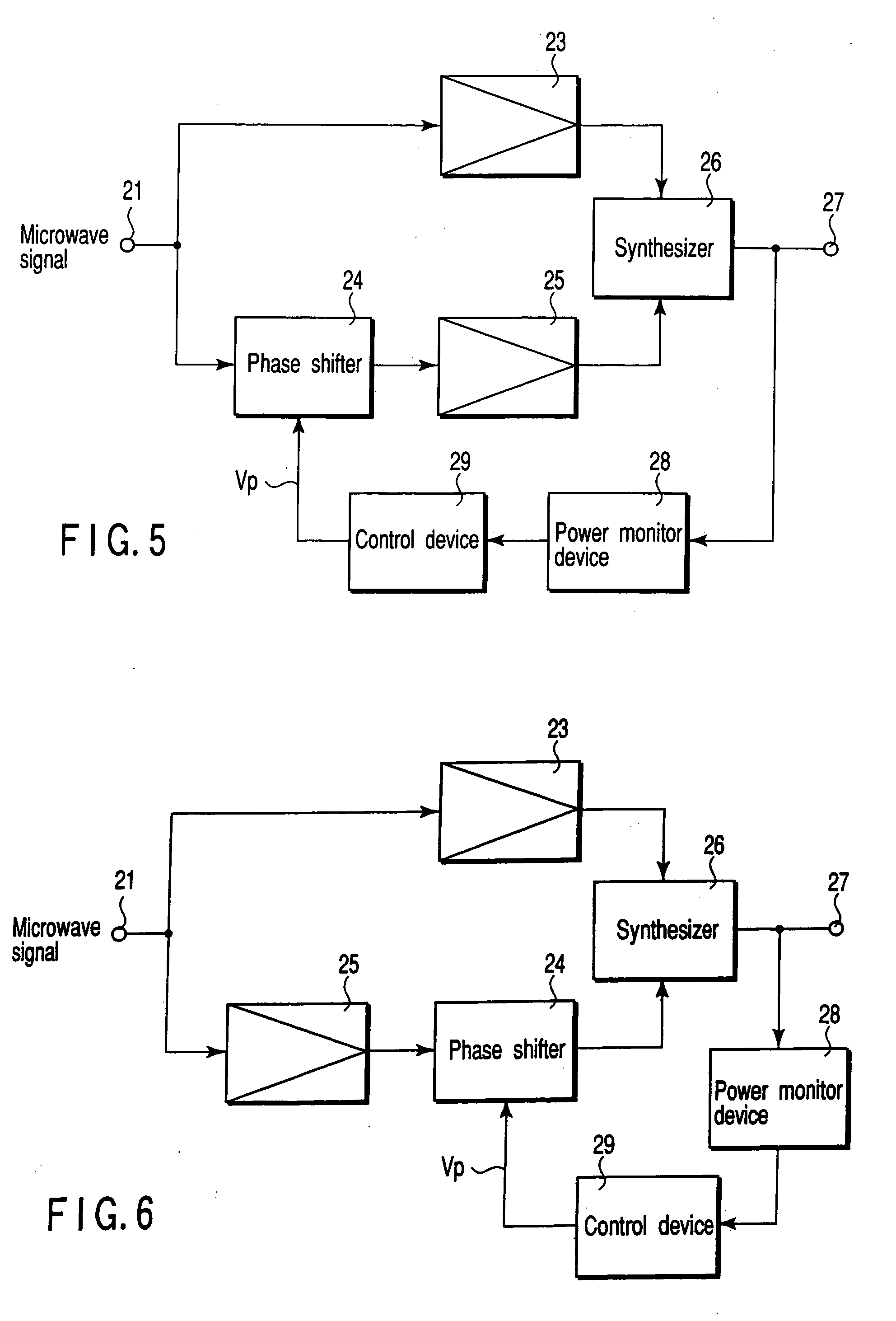 Microwave phase shifter and power amplifier