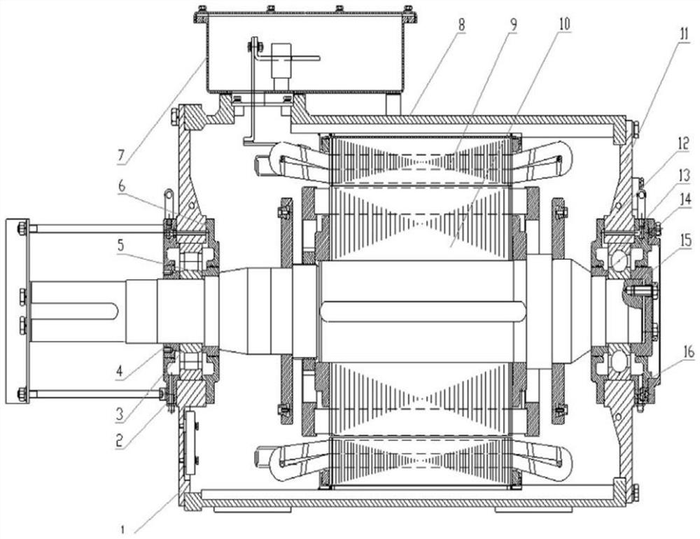 Anti-interference control method for three-phase asynchronous motor with frequency conversion and speed regulation in marine