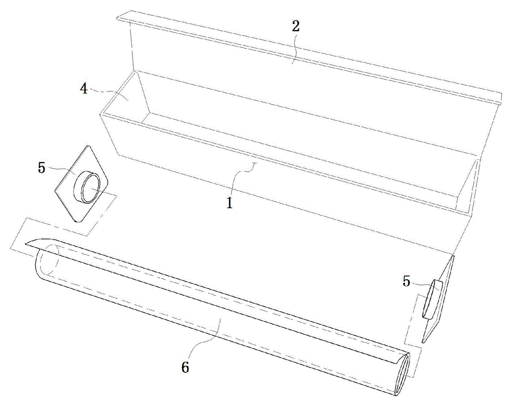 Aluminum foil paper cutting device