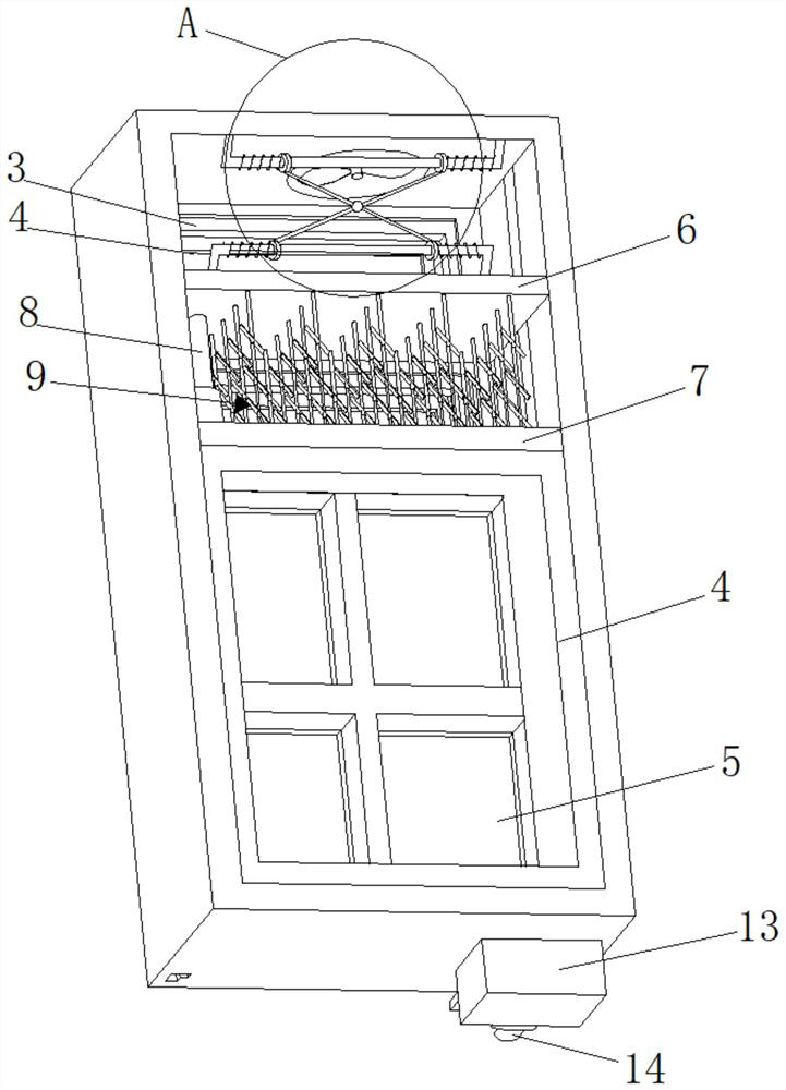 An electric vehicle battery cooling device