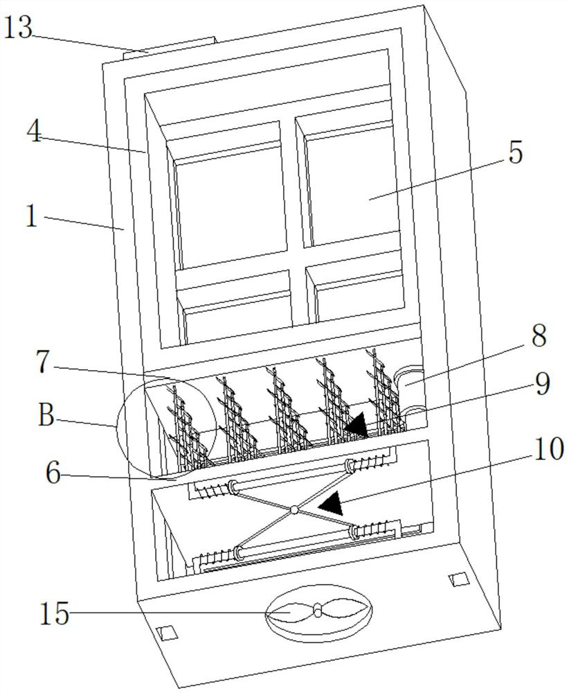 An electric vehicle battery cooling device