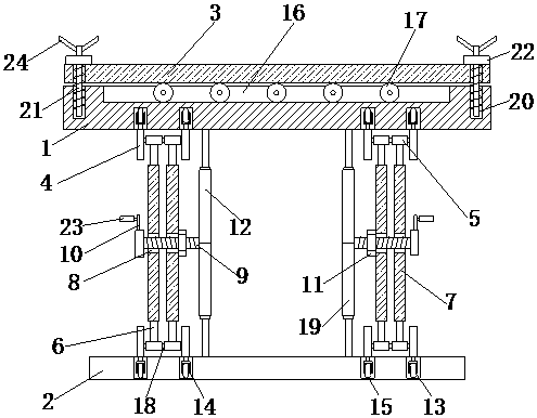 Workbench for high-voltage circuit breaker production