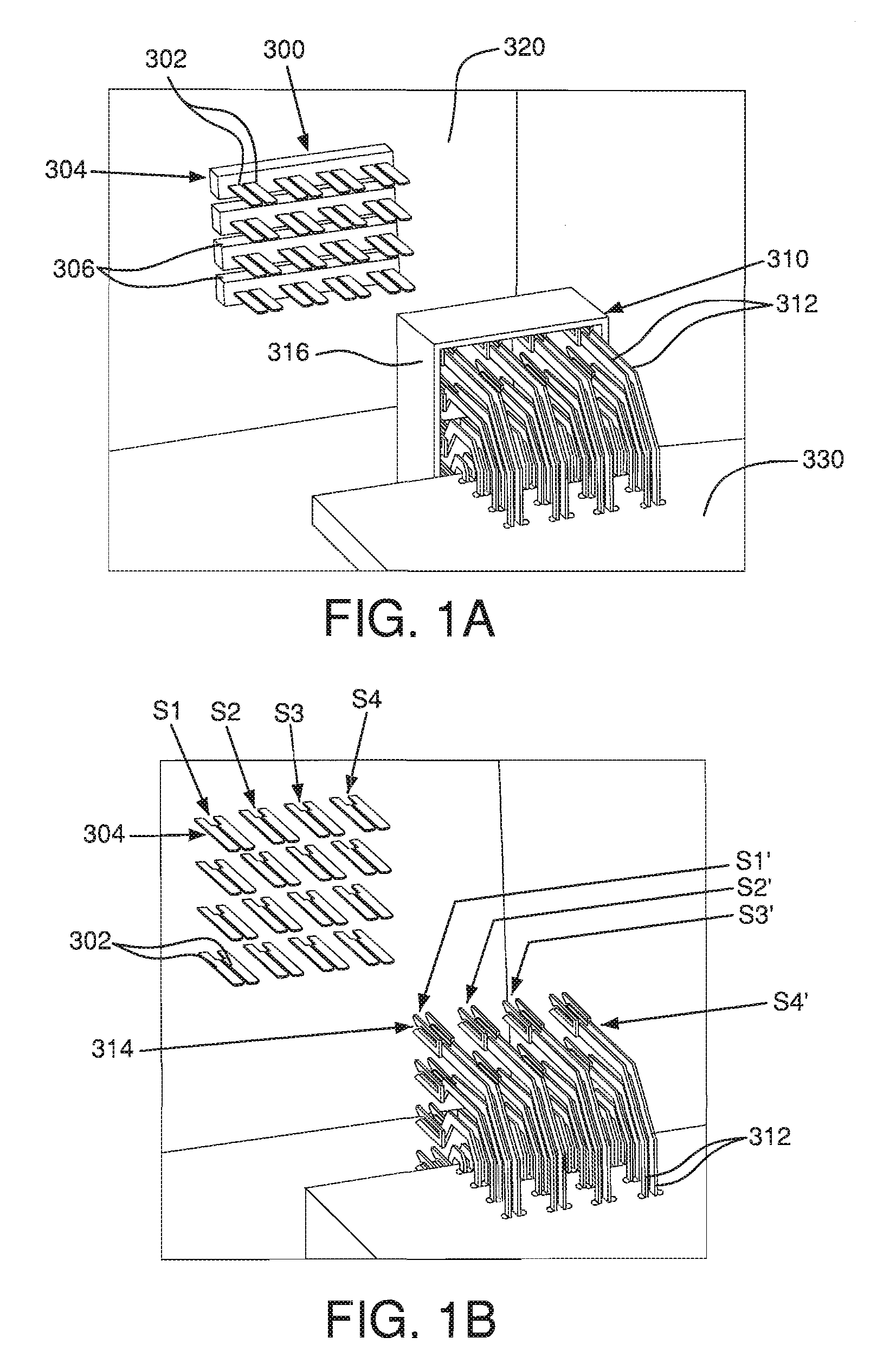 Broadside-to-edge-coupling connector system