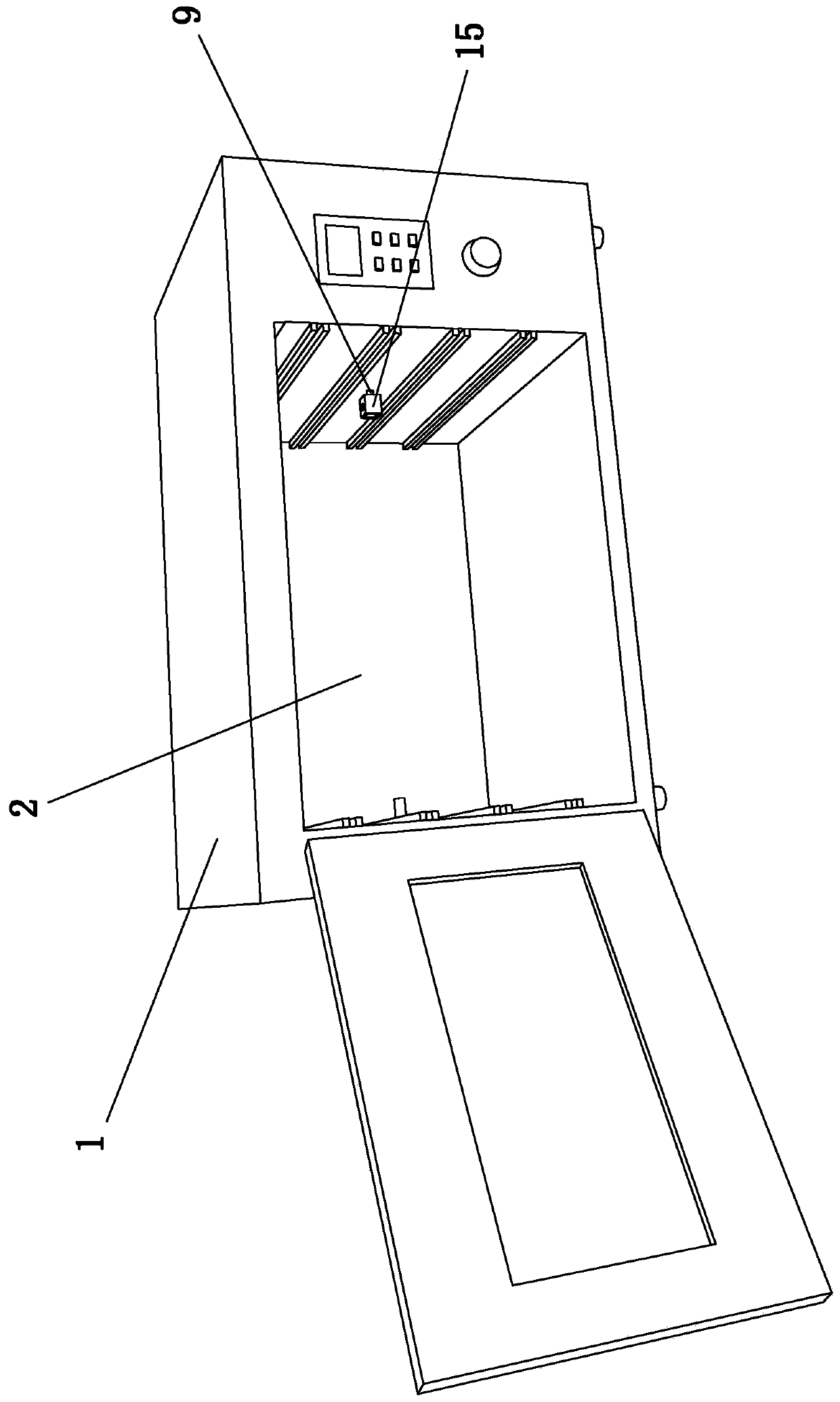 Steaming oven with rotary grill and using method of rotary grill
