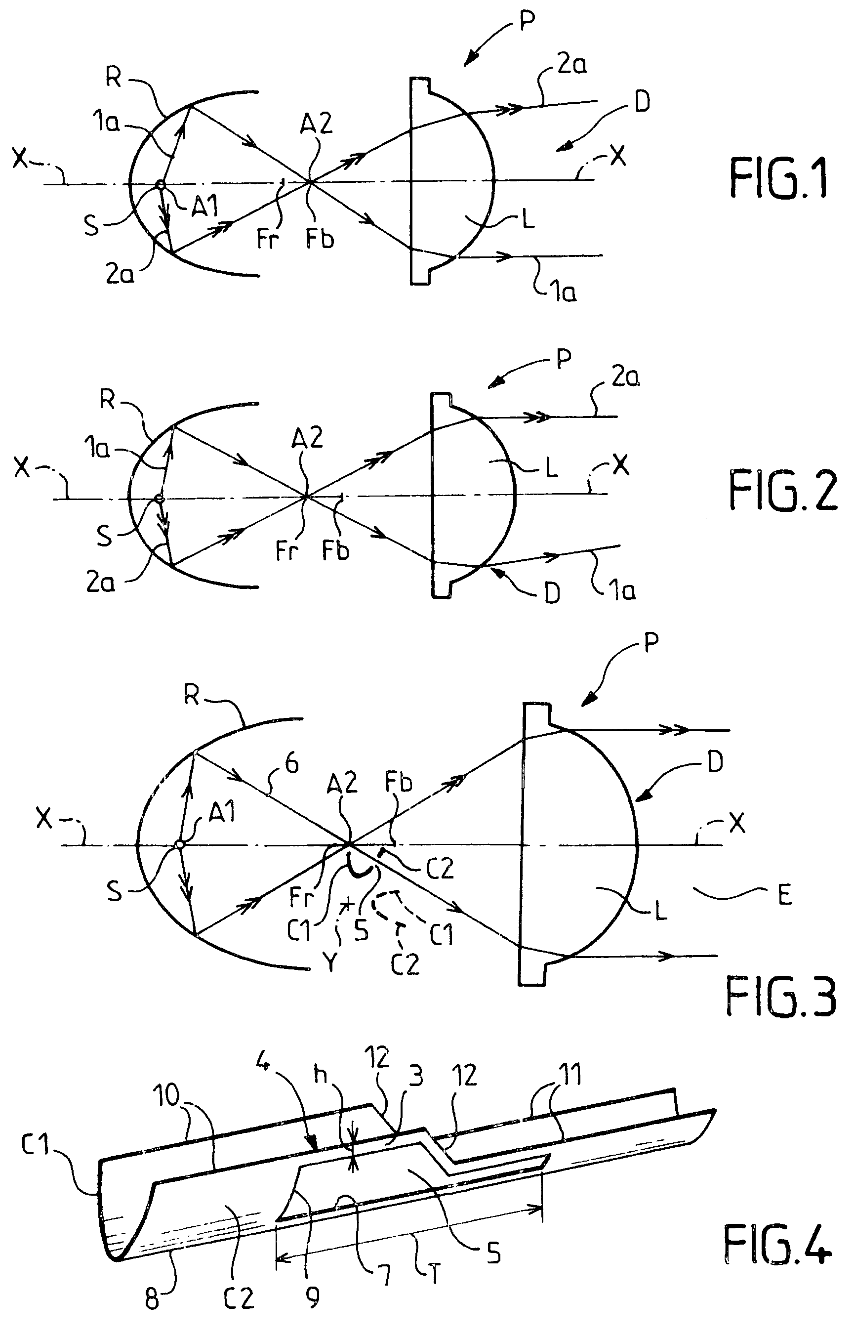 Headlight for a motor vehicle with a cut-off beam, and a shield assembly for such a headlight