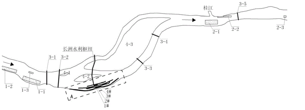 Combined dispatching simulation and analysis method for multi-line parallel locks