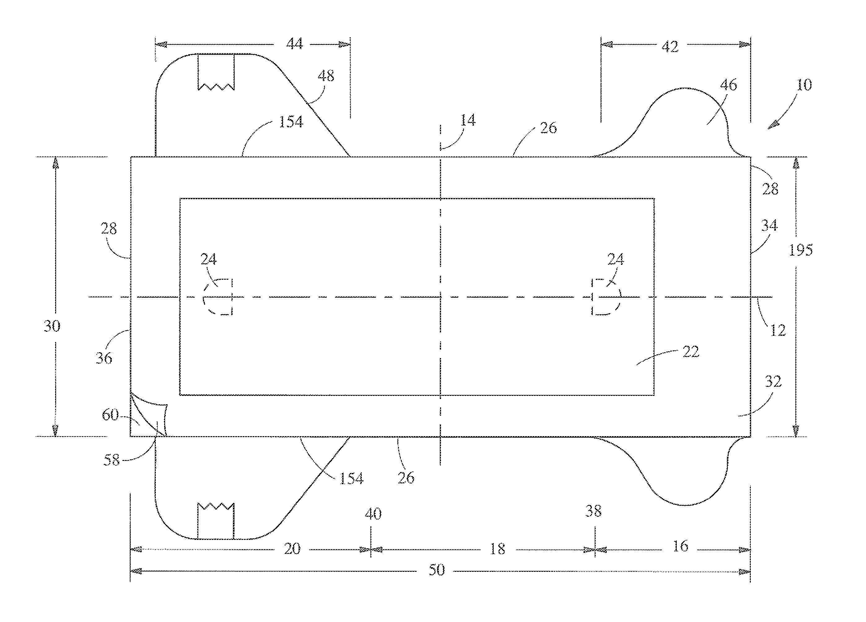 Reusable outer cover for an absorbent article having zones of varying properties