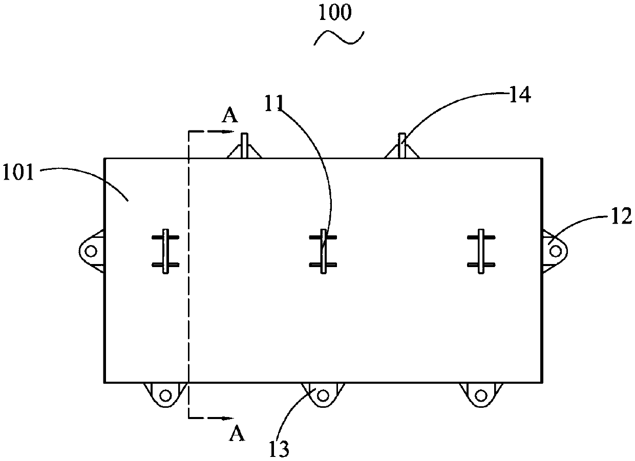 Horizontal buoy group