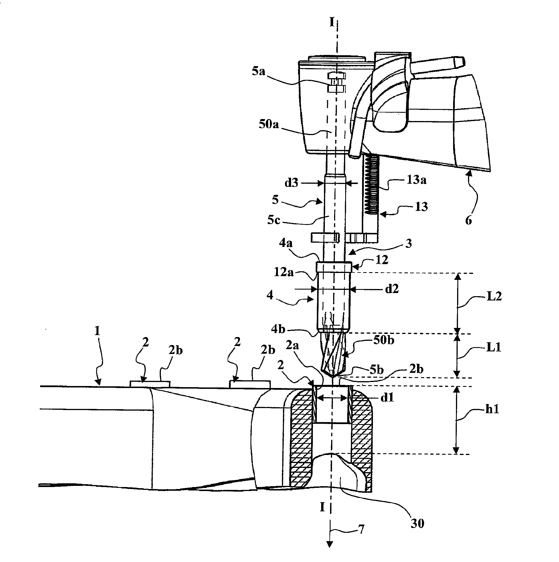Device for centering and guiding a drill bit of a dental handpiece