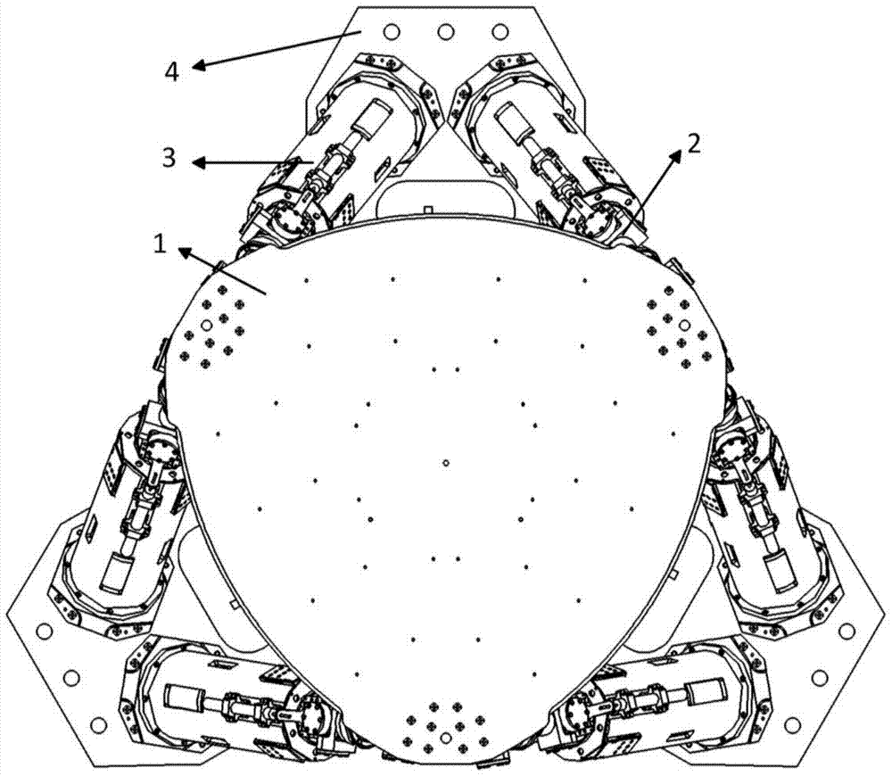 A six-degree-of-freedom vibration excitation system