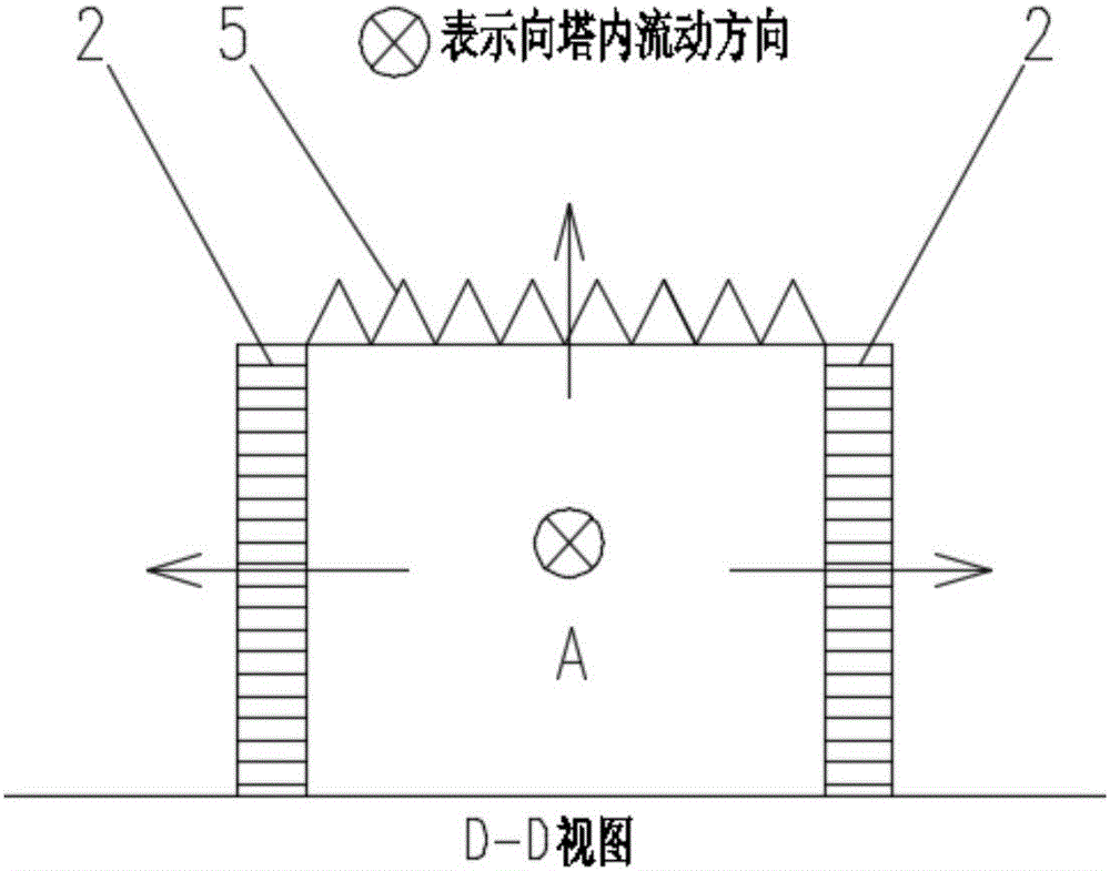 Dry and wet blended large-scale cooling tower with filler being annularly arranged and cooling system of thermal power plant