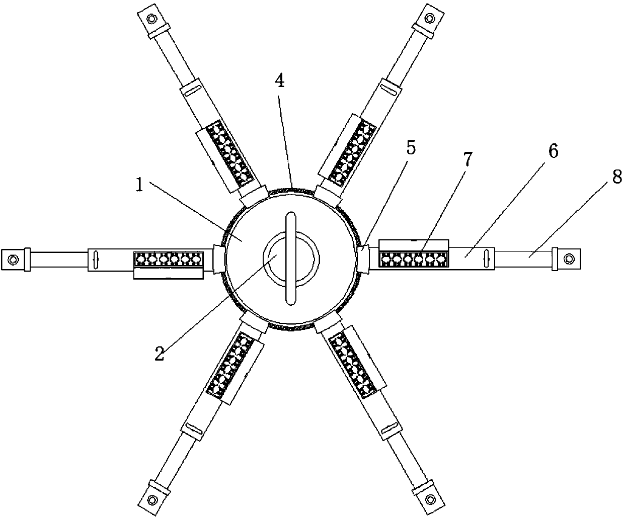 Automobile diesel fuel pump fuel tank cap detaching device