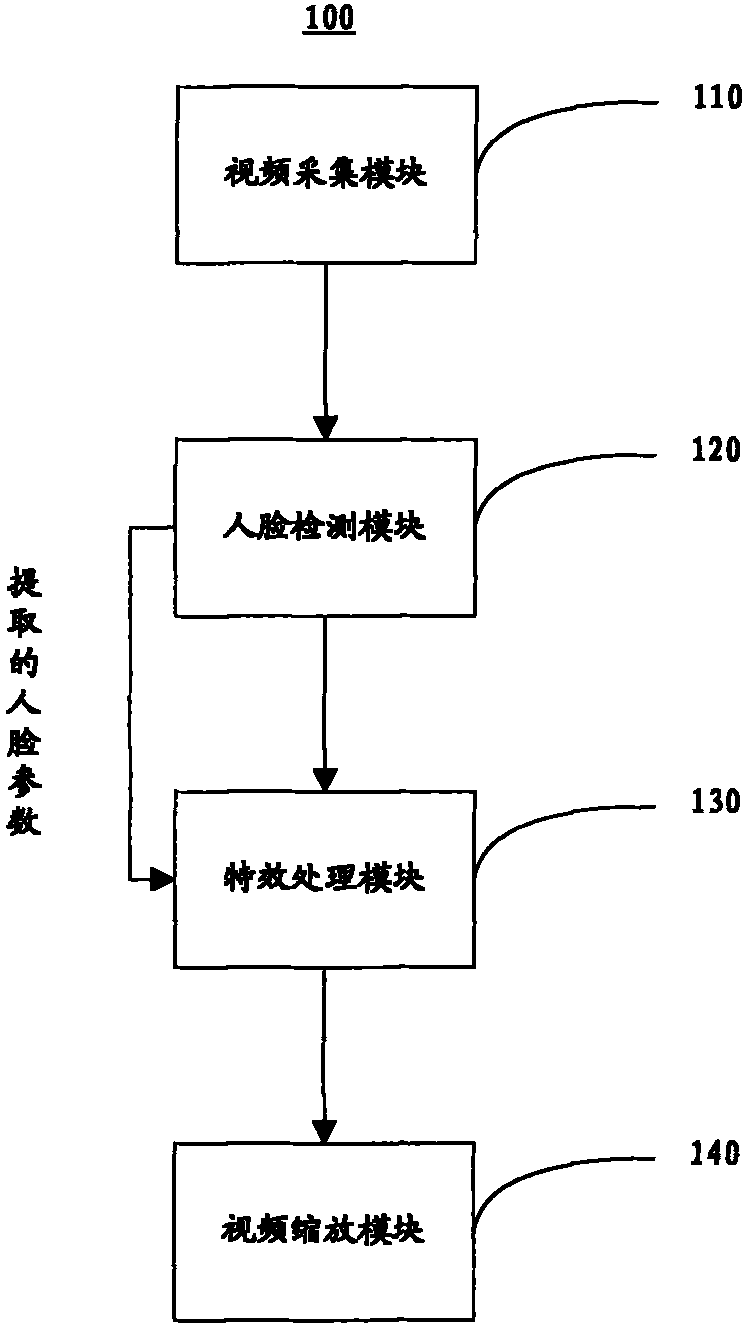 Video application system, video special effect processing system and method