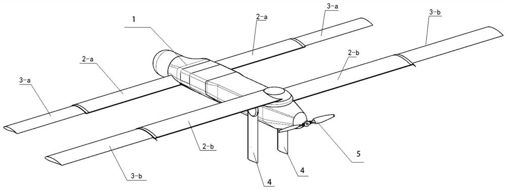 High-altitude long-endurance unmanned aerial vehicle with foldable telescopic wings