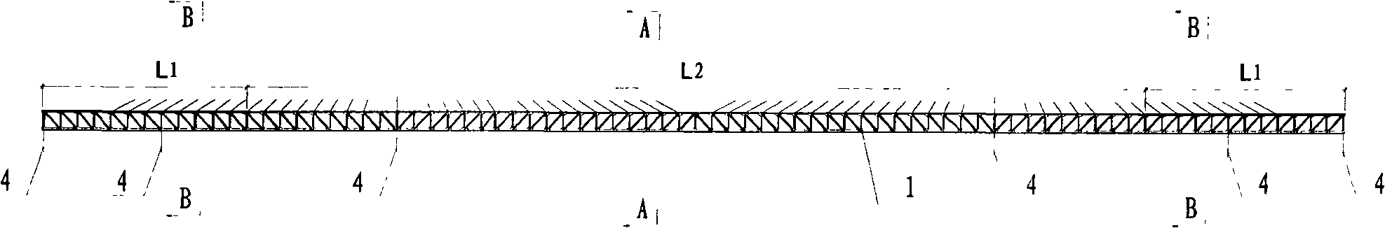 Novel steel braced girder composite structure