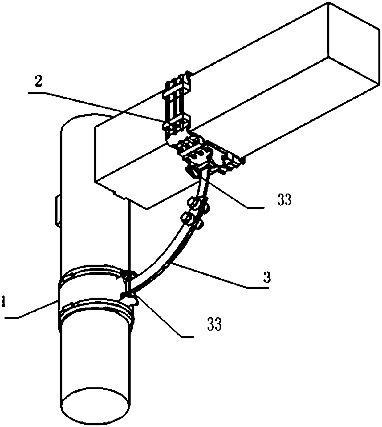 Friction-type arc-shaped damping limiting reinforcing device and preparing method thereof