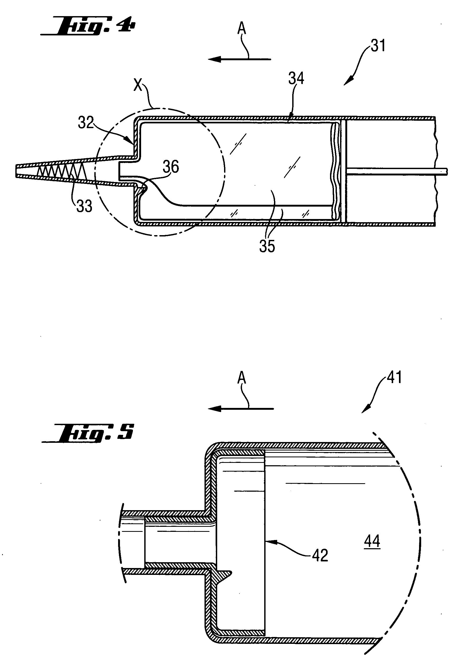 Head part for a multi-chamber tube bag