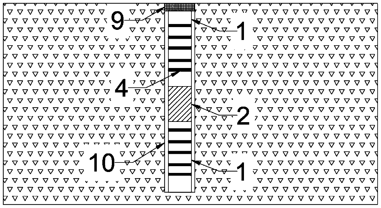 Tuff blasting blast hole arrangement structure and detonation method