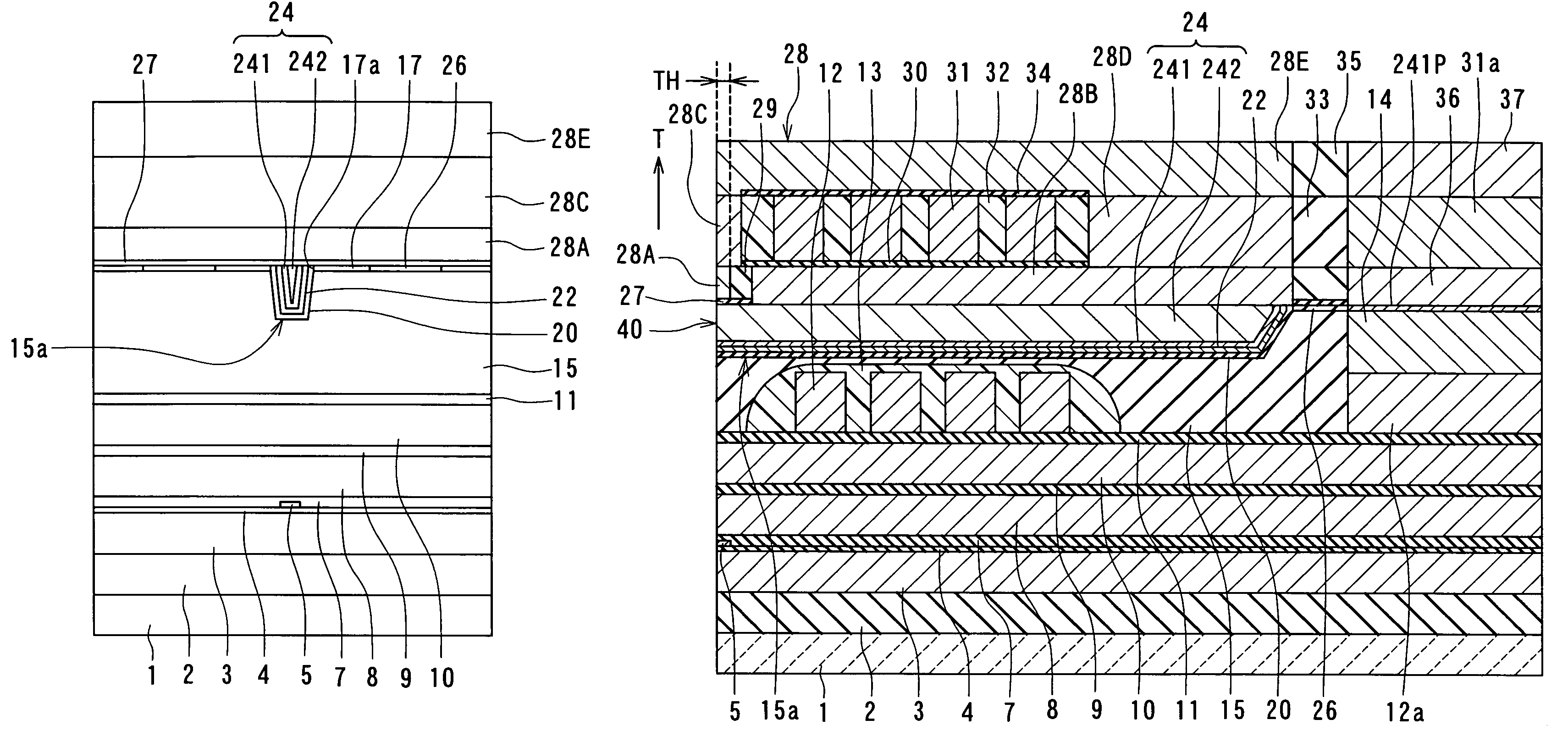 Magnetic head for perpendicular magnetic recording that has a pole layer having a shape for easy forming, reducing track width and improved writing characteristics