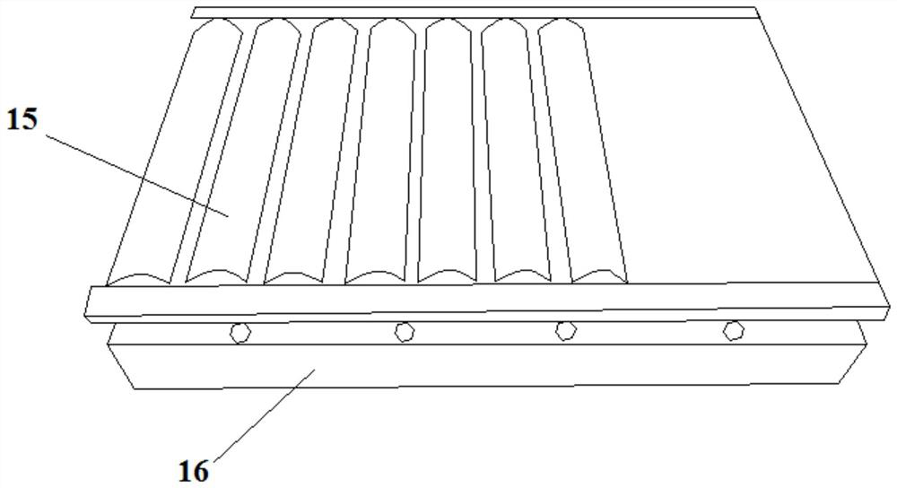 A road-use piezoelectric power generation deceleration belt