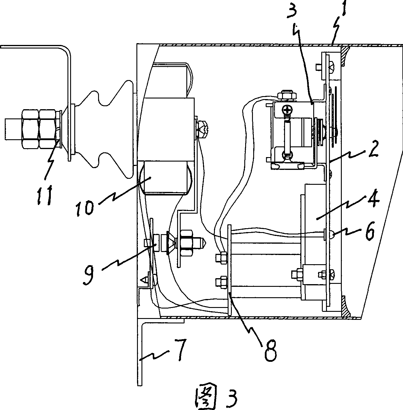 Non-residual pressure monitor for lightning arrester