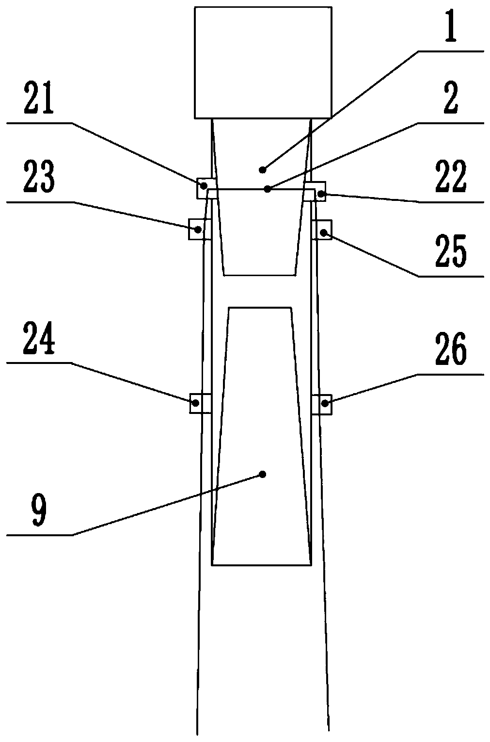 Automatic unhooking device, lifting hook and method