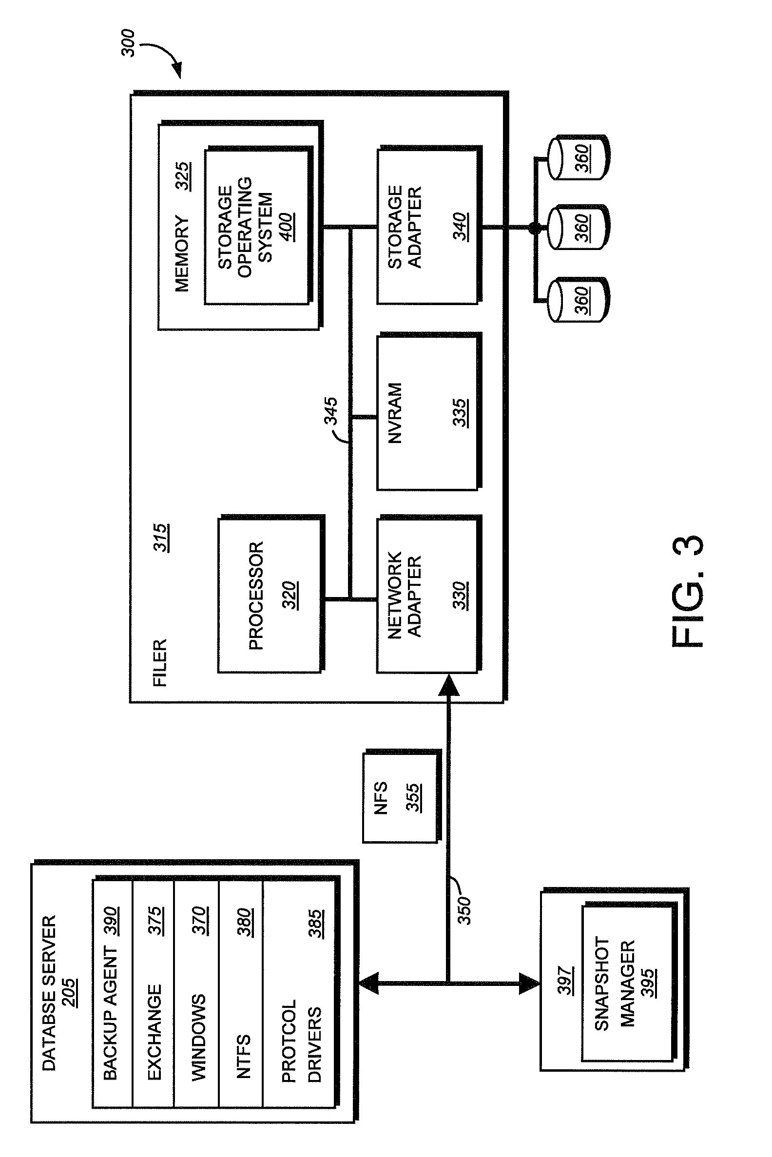 System and method for file system snapshot of a virtual logical disk