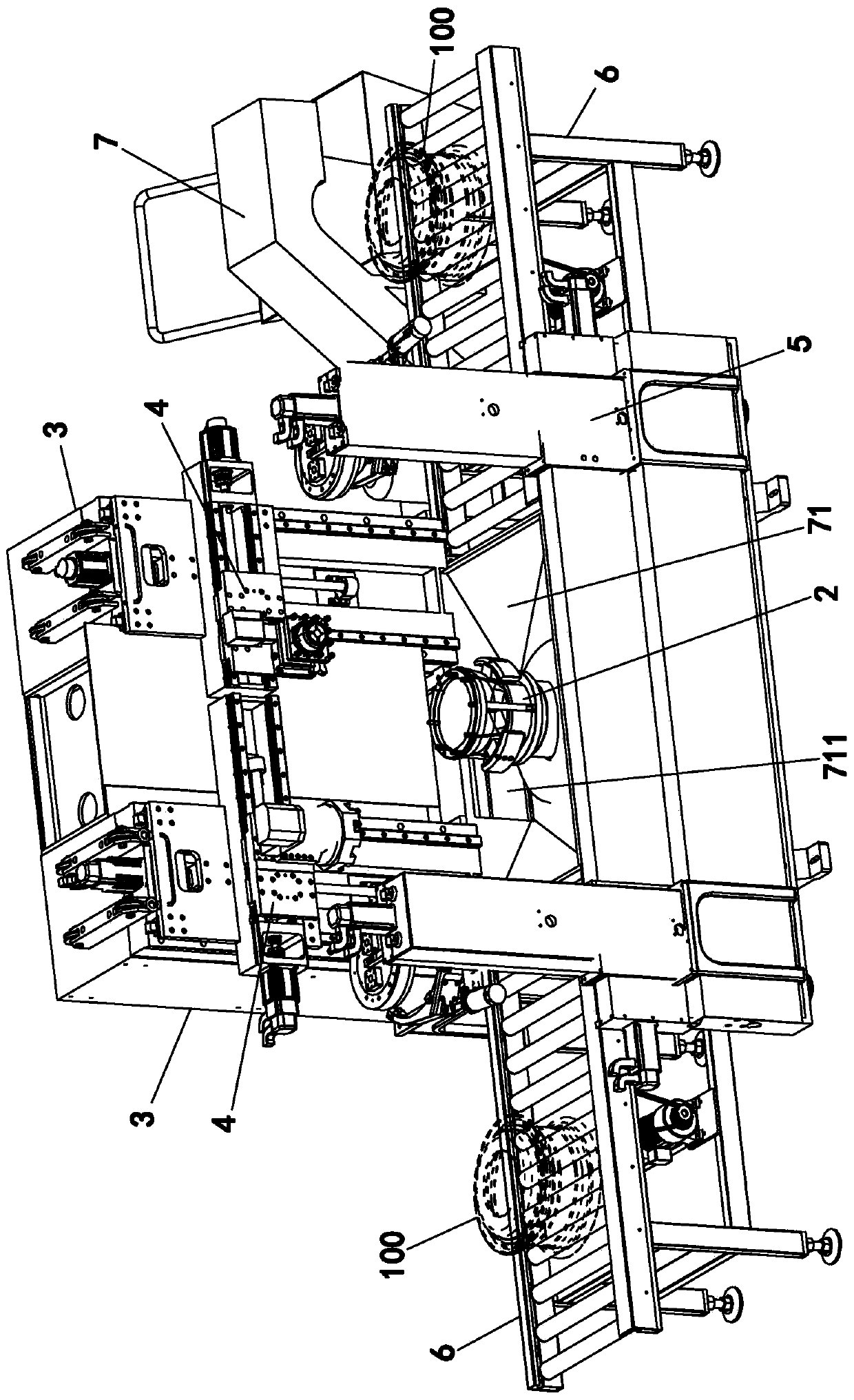 CNC Double Knife Turning Vertical Lathe