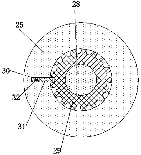 Round dining table capable of automatically removing tabletop garbage