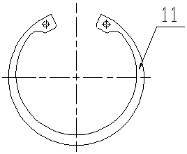 Device for integrally assembling bearing and retainer ring for hole
