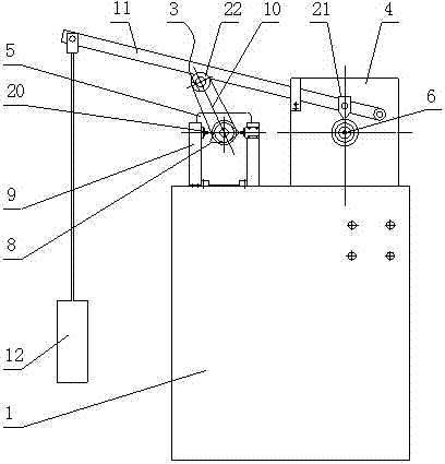 Equal-distance volute spiral spring forming machine