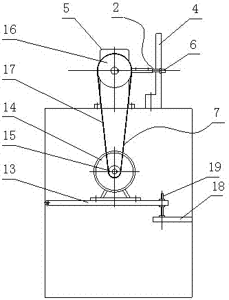 Equal-distance volute spiral spring forming machine