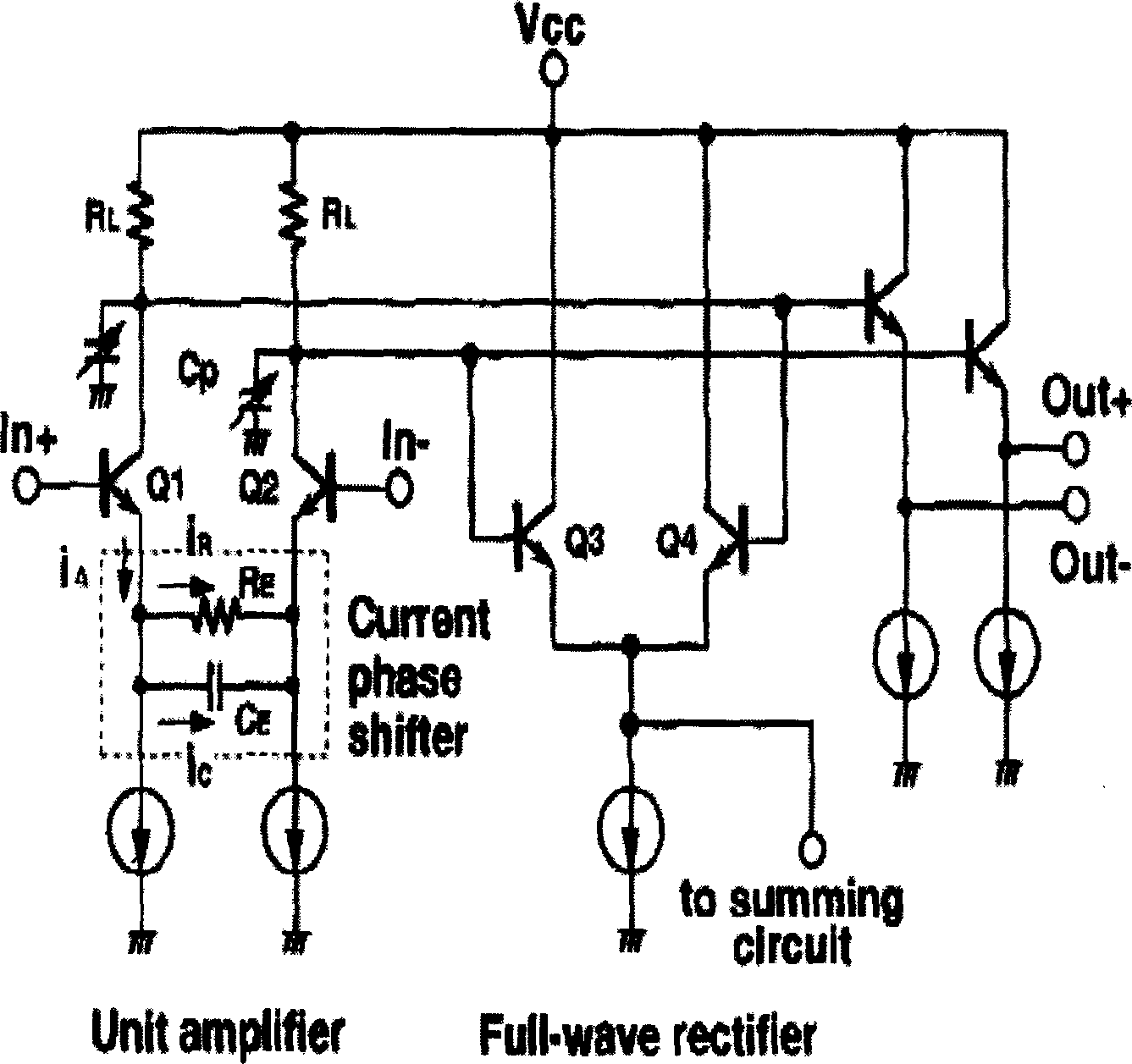 BiCMOS logarithmic amplifier