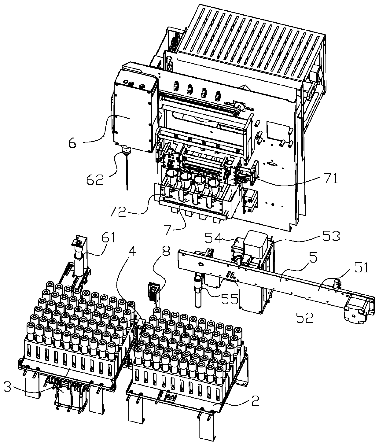 Capture transfer device for biochemical analyzer