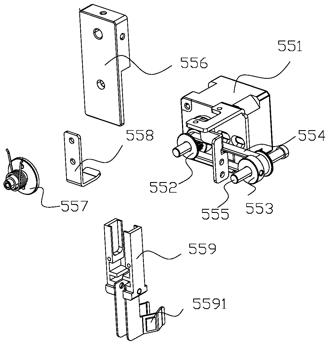 Capture transfer device for biochemical analyzer