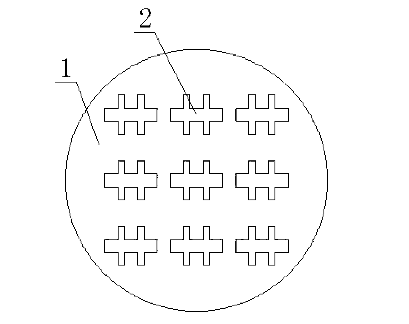 Special-shaped spinneret plate