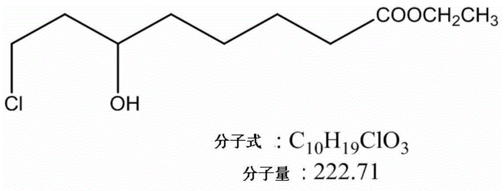 Method for preparing (S)-6-hydroxy-8-chlorine ethyl caprylate through reductase