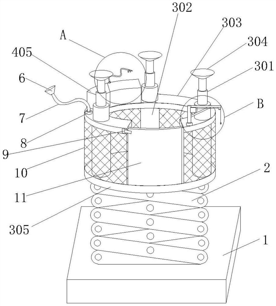 Supporting device for civil aviation maintenance