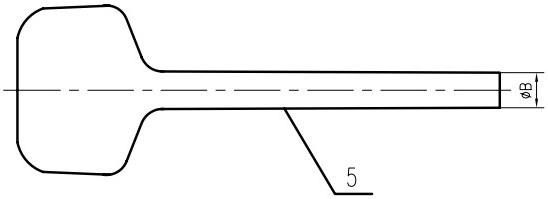 A kind of processing method of diesel engine valve blank