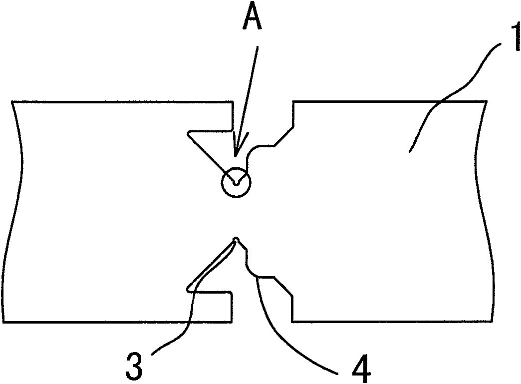 Bag filter outer frame angle structure