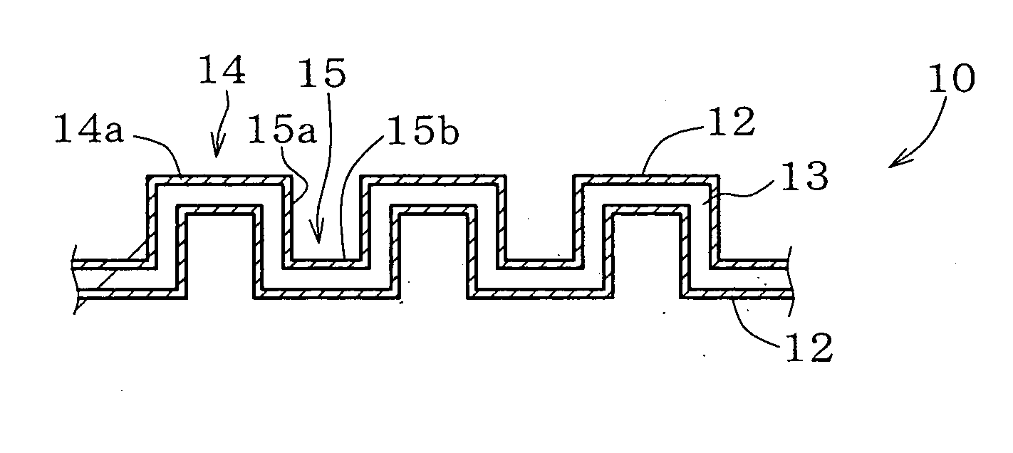 Metal component for fuel cell and method of manufacturing the same, austenitic stainless steel for polymer electrolyte fuel cell and metal component for fuel cell material and method of manufacturing the same , corrosion-resistant conductive component and method of manufacturing the same, and fuel cell