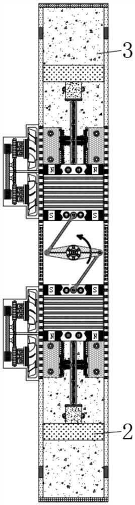 Energy-saving electric power communication distribution box with rapid heat dissipation function