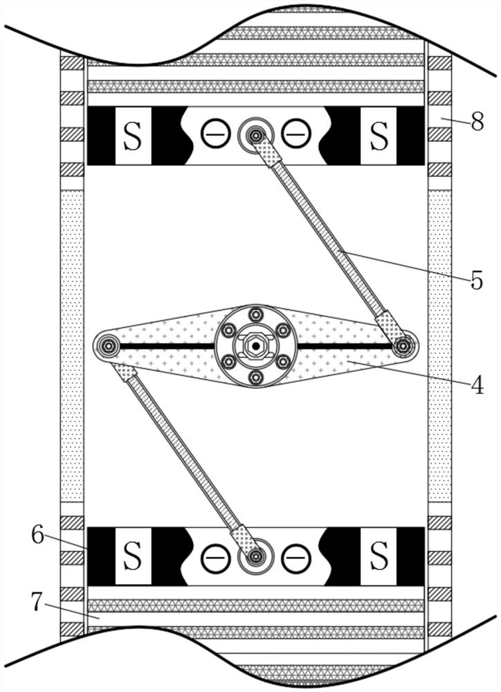 Energy-saving electric power communication distribution box with rapid heat dissipation function