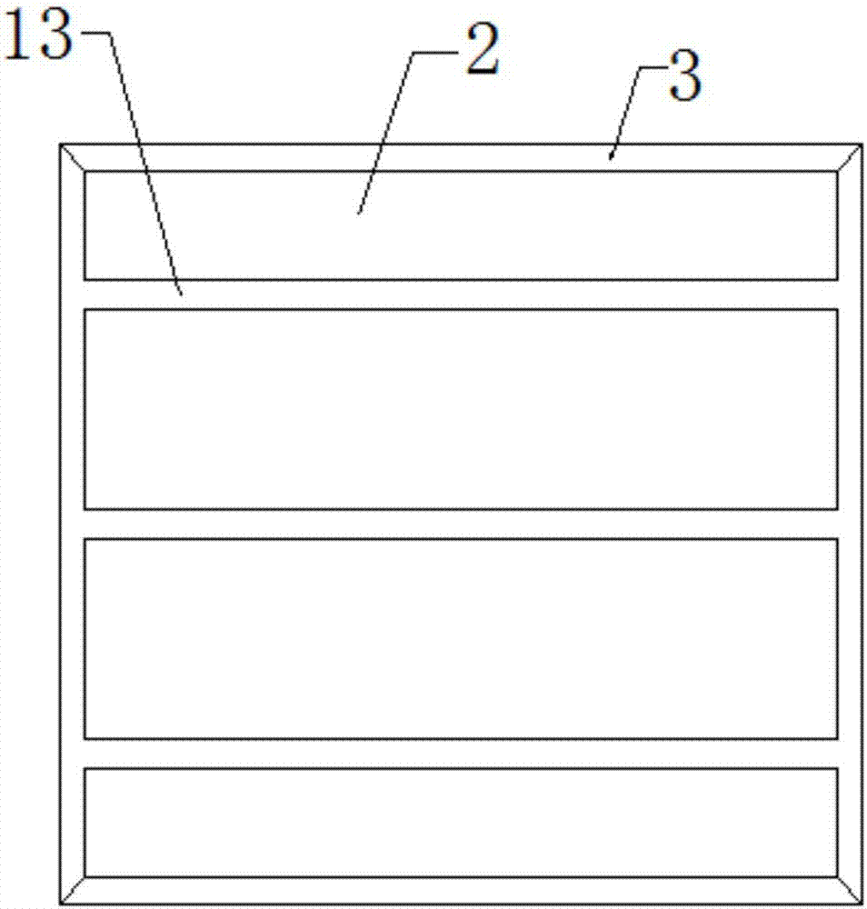 Storage box used for new energy automobile battery