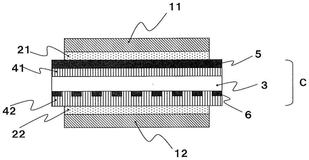 Polarizing film with adhesive layer, and image display device