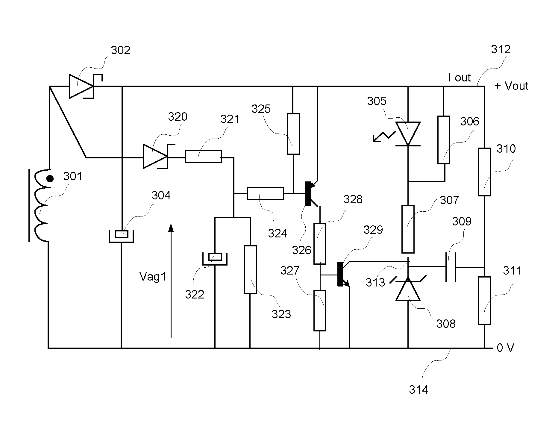 Switch mode power supply module and associated hiccup control method