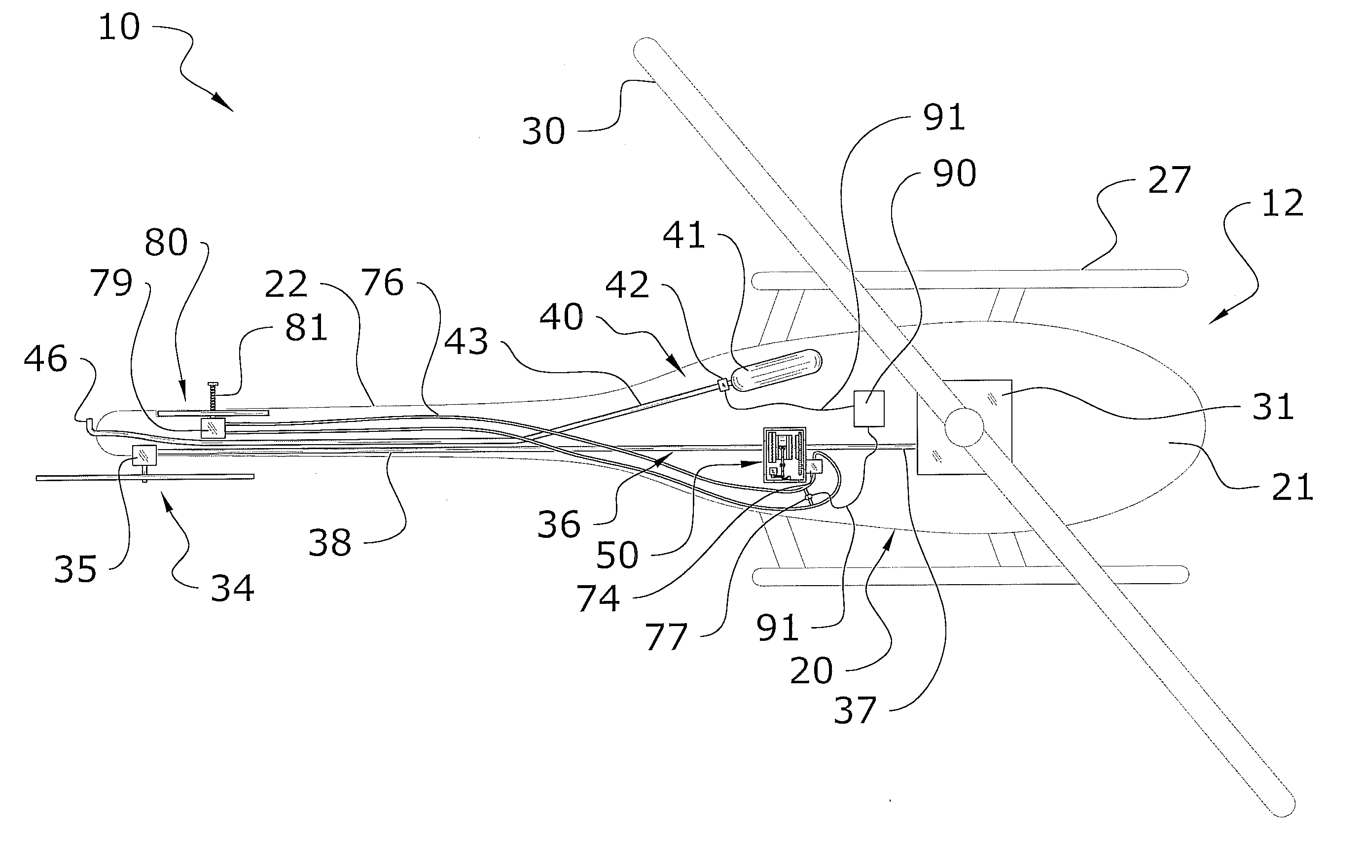 Helicopter Auxilary Anti-Torque System