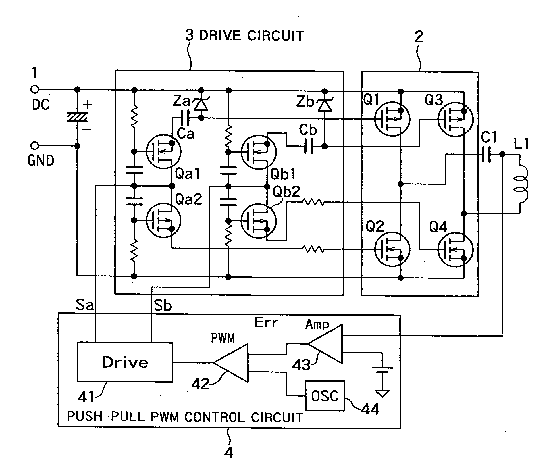Non-contact electric power transmission circuit