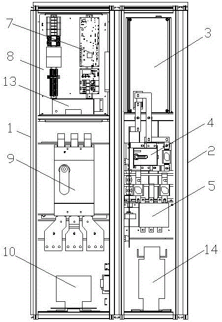 Modularized photovoltaic grid-connected inverter integrating direct-current power distribution